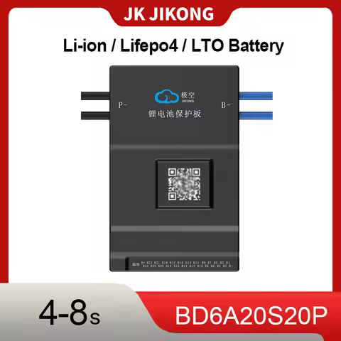 JK JIKONG BMS Active Balance 200A Bms 8S 12S 14S 16S 17S 20S 24S Smart Bms 200A Lifepo4 Li-Ion Lto 1