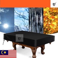 MC- Billiards Table Dust Cover, Oxford Cloth Waterproof Pool Table Cover, Billiards Table Cloth 210D