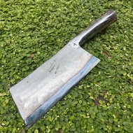 Pisau Tebal Cacah Tulang Dan Daging Cap Buaya Bahan Baja Asli Gagang Besi Jaminan Kualitas - Peso Da