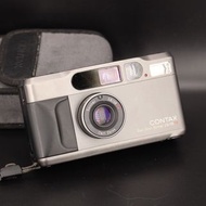 【鈦灰】Contax T2 Titanium Black w/ Original Case&amp; Strap  菲林相機 傻瓜機 Film Camera