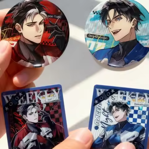 New Anime Jason Todd Dick Grayson Homemade Cosplay Bar 58mm Badge Periphery