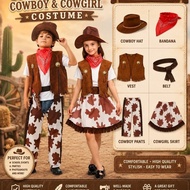 cowboy cowgirl kids costume 3-9yrs C4