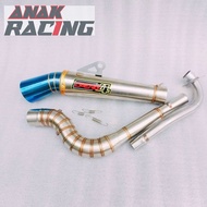 EKZOS Daeng Sai4 racing Exhaust Open Spec for Ex5 Wave Kriss lagenda SRL SYM BONUS Y15ZR LC135 DASH 