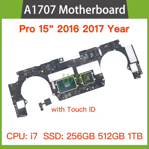 Tested A1707 Motherboard for MacBook Pro 15 '' A1707 Logic Board 820-00281-A 820-00928-A 2016 2017 Y