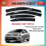 Toyota Vios 2014-2018 Door Visor Mugen Air Press