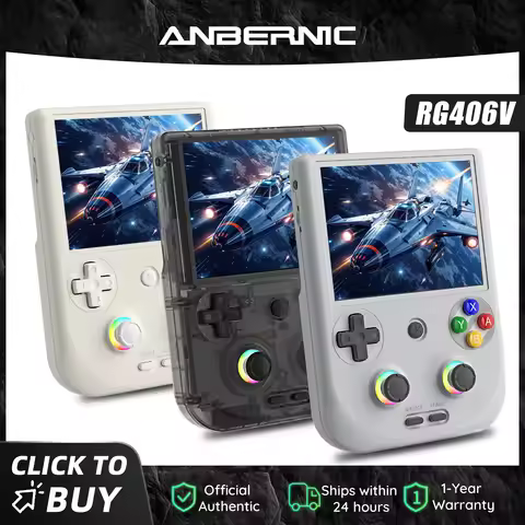 Anbernic RG406V Handheld Game Console 4’’ IPS Touch Screen Android 13 Unisoc T820 64-bit Game Player