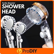 Pressure Booster Shower Head Nozzle with Water Filter Turbo Fan Water Saving Bathroom Mandian Spray