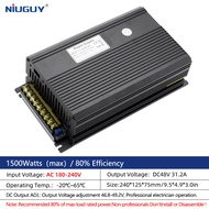 DC 12V 24V 36V 48V 60V LED Power Supply AC Mute Lighting Transformers 1500W LED Light Driver Power A
