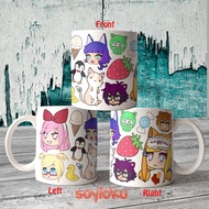 Gacha Life Cover Collection Custom Mug Glass