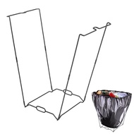 ERMENLED for 13 Gallon Bags Trash Bag Holder Stand Iron Easy Assembly Garbage Bag Stand Portable Col