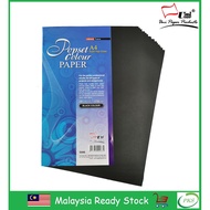 A4 Popset Color Black Paper 170gsm 20 Sheets (Uni Paper S-66)