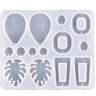 DIY Earring Resin Mold, Handmade Dangling Earring Silicone Mold, UV Epoxy Mold, Used for Jewelry Making Tools