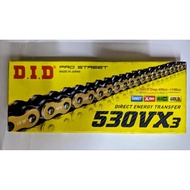 DID 530VX3 X-ring gold (made I Japan)