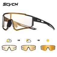 SCVCN Sunglasses for Men Sport Cycling Glasses Bike Mountain Bicycle Hiking Camping Golf UV400 Prote