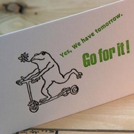 凸版印刷問候卡 嗨！青蛙 GO！