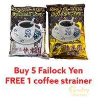 FREE送 咖啡袋 (银) 新加兰快乐园咖啡粉 EXP 03/2023  Serbuk Kopi Failock Yen 500gram