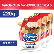 MAGNOLIA Sandwich Spread 220ML Made with Magnolia Chicken; with Omega 3 and 6 (Set of 3)