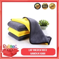 Car Wash Hand Towel 30 x 30 cm Microfiber 2 in 1 / Car Wash Hand Towel Size 30 x 30 cm