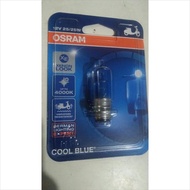 lampu depan osram halogen kaki 1 h6 cool blue 12v 25 &amp; 35w beat vario - 25w