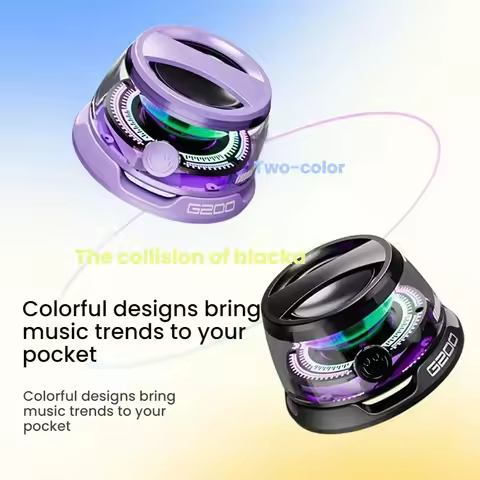 Portable Bluetooth Speaker HECATE G200 RGB Lighting Magnetic Speaker BT5.3 Mini Sound Box 7 Hours Pl