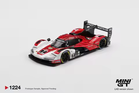 MINIGT 1/64 Porsche 963 #7 Porsche Penske Motorsport MGT01224-CH Cars Alloy Diecast Metal Model Kids