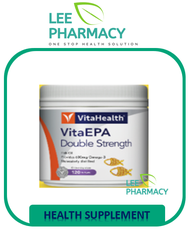 [Ready Stock]Vita Health Vita EPA Double Strength Fish Oil 120s