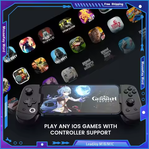 LeadJoy M1B/M1C Gamepad IOS Gaming Controller Joystick for Xcloud IPhone GeForce NOW Genshin Impact 