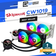 Redragon CW1019 240 AIO CPU Liquid Cooler with Temperature Display ARGB Fans