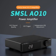SMSL AO10 Power Amplifier Bluetooth5.3 TPA3116x2 Chip Input 12V Synchronous Switch 100Wx2 2ohm Speak