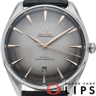 歐米茄海馬系列同軸至臻天文台表，39.5毫米精品店限量版，全球限量1291枚，海馬系列精品店限量版同軸至臻天文台表，型號511.13.40.20.06.002

含保修，精鋼/皮革錶帶男士腕錶，灰色，