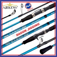 (6'0ft-6'3ft) Ajiking Dagon Light Jig Joran Pancing Spinning Casting Fuji Top Guide (Butt Joint) Fis