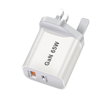 65W/55W Fast Charger Type-C Quick Charge 3.0 USB Charger Cable Adapter for Xiaomi Samsung iPhone Mul