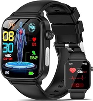 2025 Smart Watch PPG/HRV/Uric Acid Men Women,1.96 Inch Smartwatch with Bluetooth Call/SOS 24H Heart 