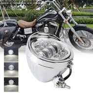 For Harley Softail Deuce Custom Sportster Iron 883 1200 XL Chopper Bobber Motorcycle Headlight LED 5