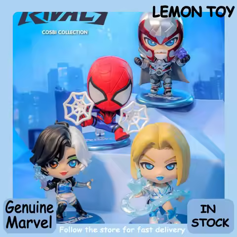 Genuine Hot Toys Marvel Rivals Series Blind Box Cute Mini Figurine Cosbi Collection Desktop Ornament
