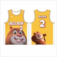 Cartoon Jersey Basketball Jersey Bear Second Basketball Jersey
