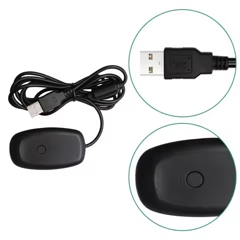 Better Quality For Xbox 360 Wireless Gamepad PC Adapter USB Receiver Supports Win7/8/10 System for M