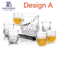 Romantic Water Glasses, Premium Drinking Glasses Tumblers for Beverages, Beer, Refreshments, Vintage Glassware Set for Dinner Parties, Bars, Restaurants cawan kaca raya cawan murah