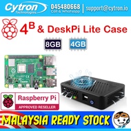 DeskPi Lite Case with Heatsink Fan for Raspberry Pi 4 Model B and Kits