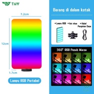 Tnw D24 RGB Led Video Light Led Studio Light Portable Mini RGB Photography Light Led Video Light for