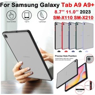 For Samsung Galaxy Tab A9 8.7‘’ A9+ A9 Plus 11.0'' 2023 Matte translucent shell Tab a9+ a9 SM-X110 S