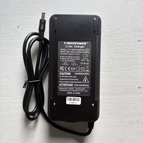 58.8V 4A lithium Battery Charger 14Series 52V Li-ion Battery Pack Fast Charging Power Tools Charger 