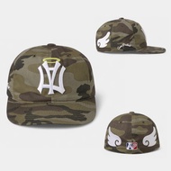 {M. Lu} AEAE AE Symbol Angel Wing Cap Embroidered