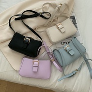 ️ Blue Purple Shoulder Bag With Belt Strap minibag (B033)