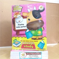 92-Sheet Star Torch Mathematics Book 1 pc (Random Motif)