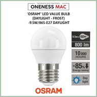 'OSRAM'' LED VALUE BULB (DAYLIGHT - FROST) -9.5W/865-E27 Daylight