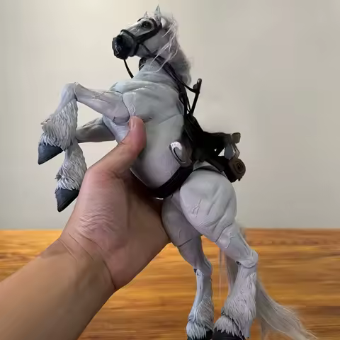 Hot Sale Fishtoys Horse Model 1/12 Movability Model Toys Collect D20studio Brown/White/Black Articul