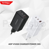 ADAPTOR CHARGER HEAD/ VIVAN CHARGER POWER C65 ADP/ (IF REQUEST COLOR ASK FOR STOCK FIRST)