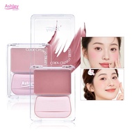 Ashley Shine Highly Pigmented Blush Cream Natural Long-Lasting Waterproof with Puff AS9100