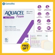 Convatec Aquacel Foam Non Adhesive Dressing All Size 5x5/10x10/15x15/20x20 cm